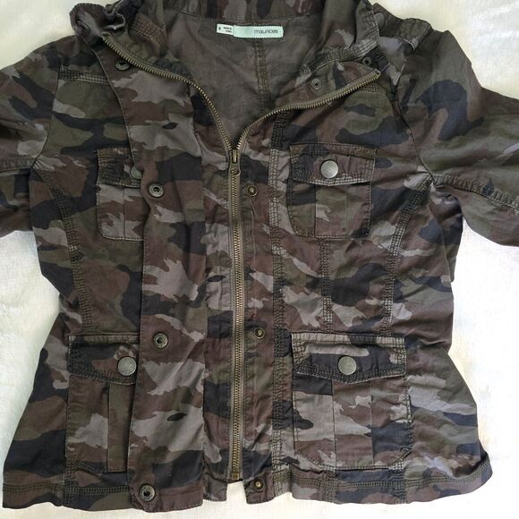 Maurices Camoflauge Utility Jacket Women's Size Small - Picture 2 of 10